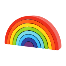 Wooden Rainbow Stacker Educational Toy